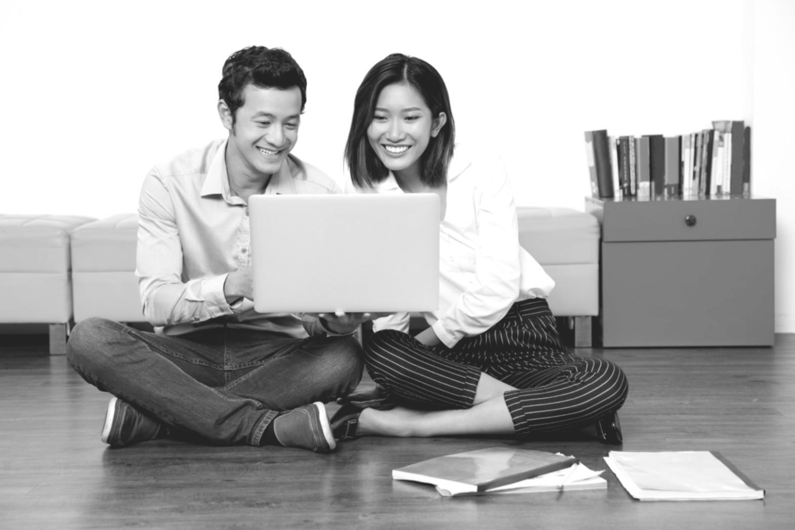 Professional financial analysis workspace with documents and calculator